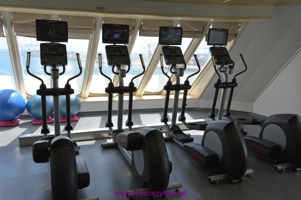 060: Carnival Imagination, Long Beach, Embarkation, Gym, 