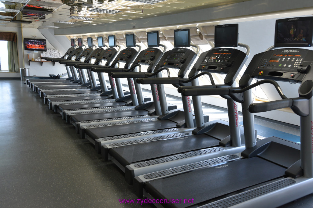 061: Carnival Imagination, Long Beach, Embarkation, Gym, 