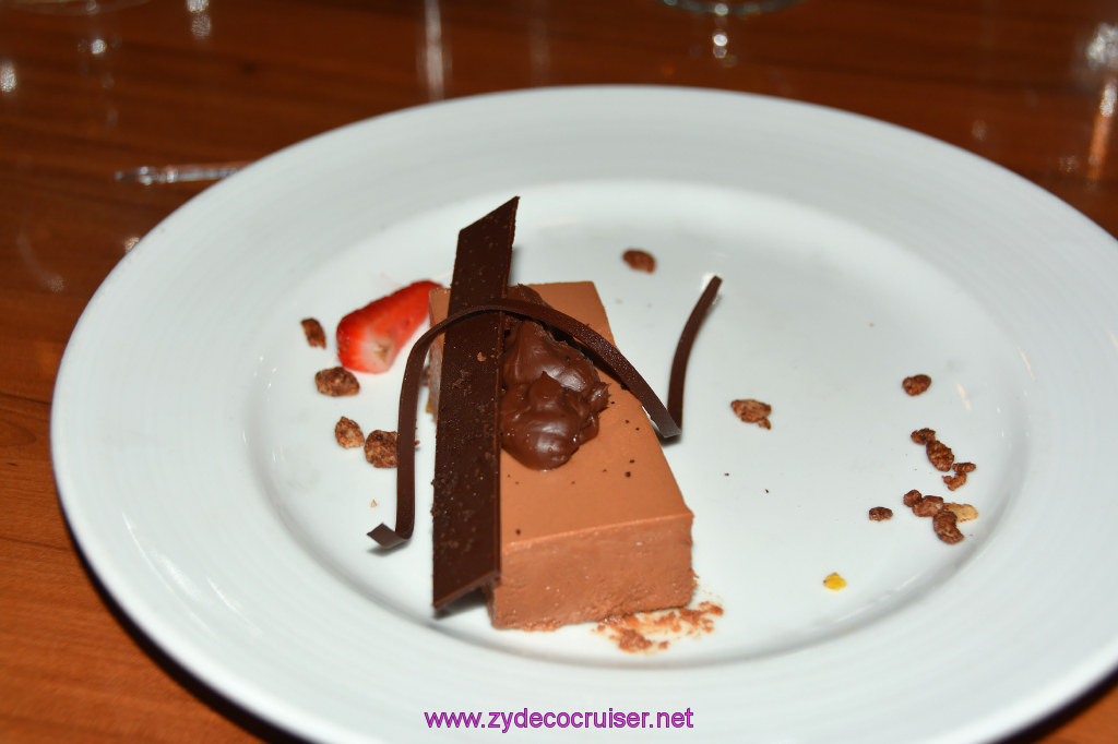 026: Carnival Imagination, American Table, Malted Chocolate Mousse Hazelnut Cake, 