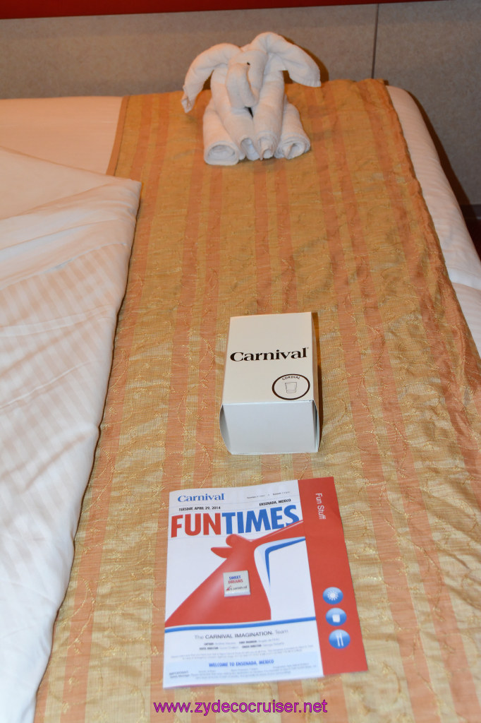 413: Carnival Imagination, Catalina, Towel Animal, Platinum Gift, 