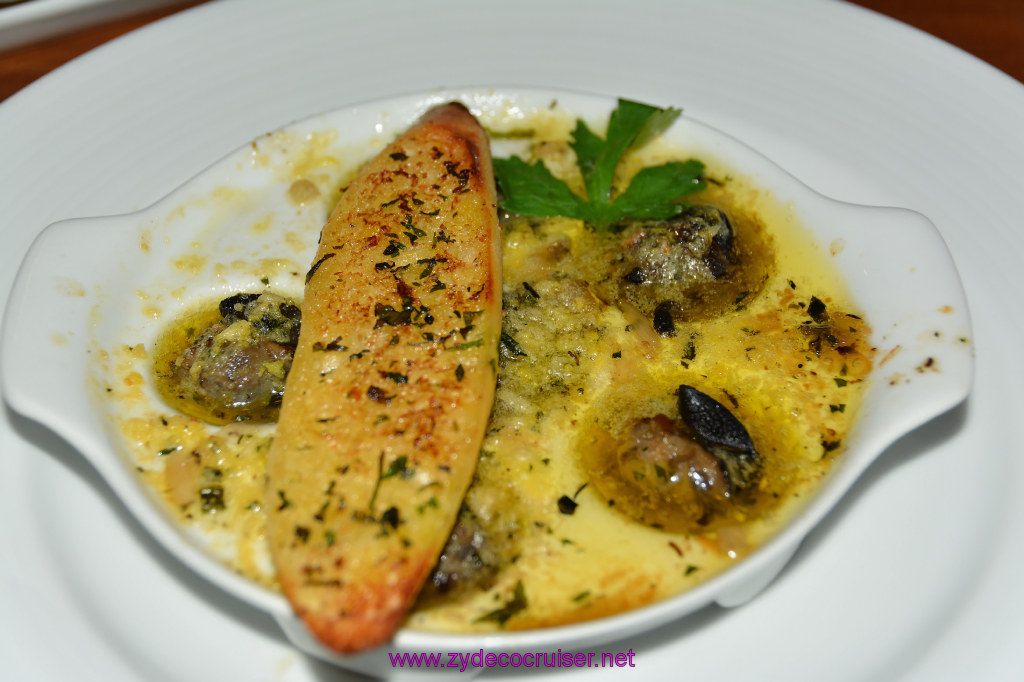 046: Carnival Imagination, American Table, Escargot Bourguignonne, 