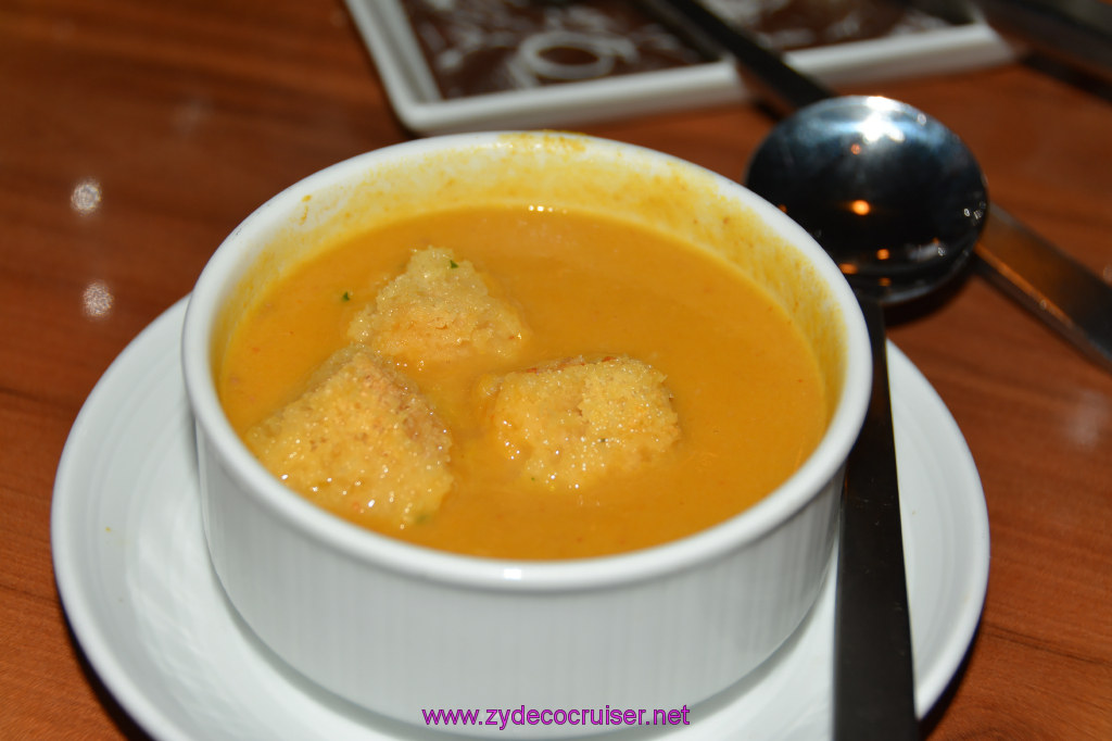 048: Carnival Imagination, American Table, Roasted Pumpkin Soup, 