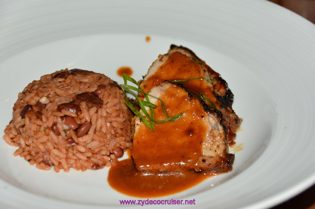 050: Carnival Imagination, American Table, Jerked Pork Loin, 