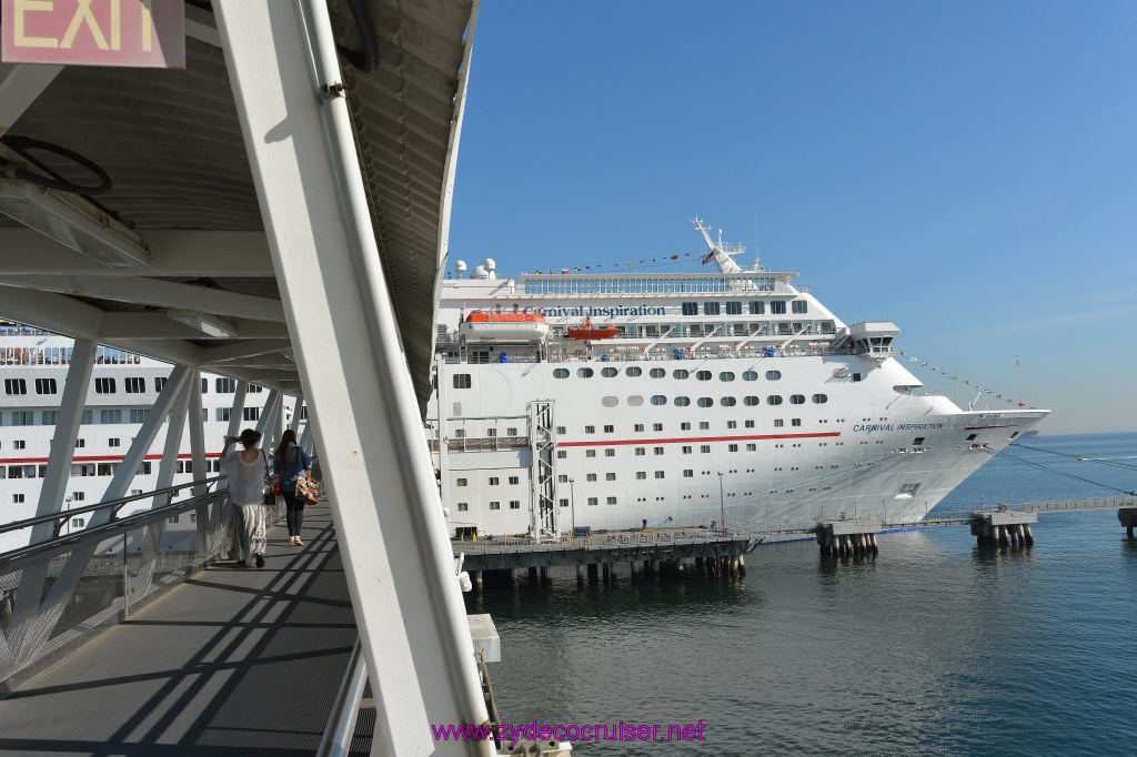 005: Carnival Inspiration 4 Day Cruise, Long Beach, Embarkation, Gangway to the ship