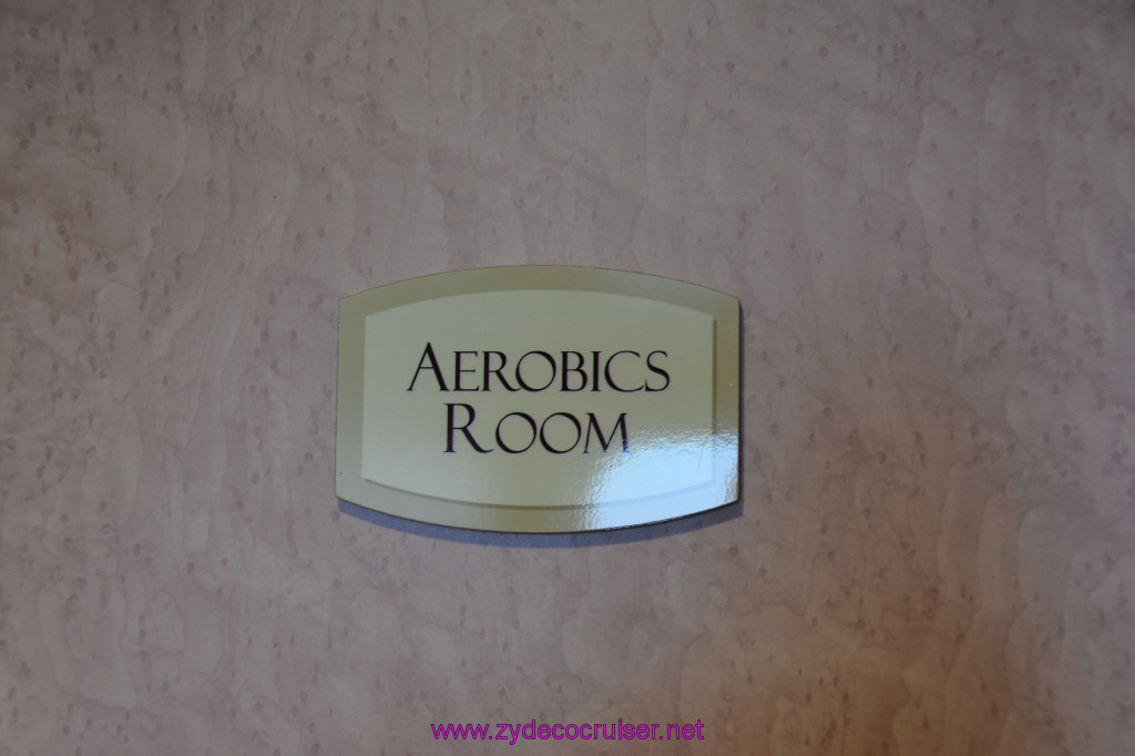 052: Carnival Inspiration 4 Day Cruise, Long Beach, Embarkation, Spa Carnival, Aerobics Room, 