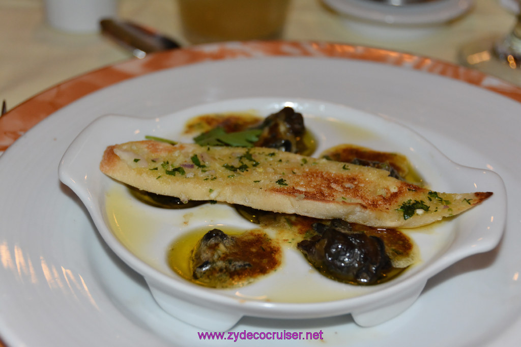 MDR Dinner, Escargots Bourguignonne, 