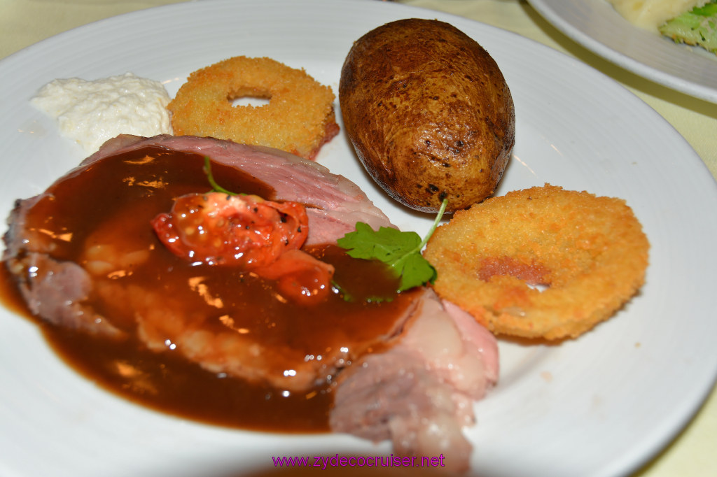 MDR Dinner, Tender Roasted Prime Rib of American Beef au jus