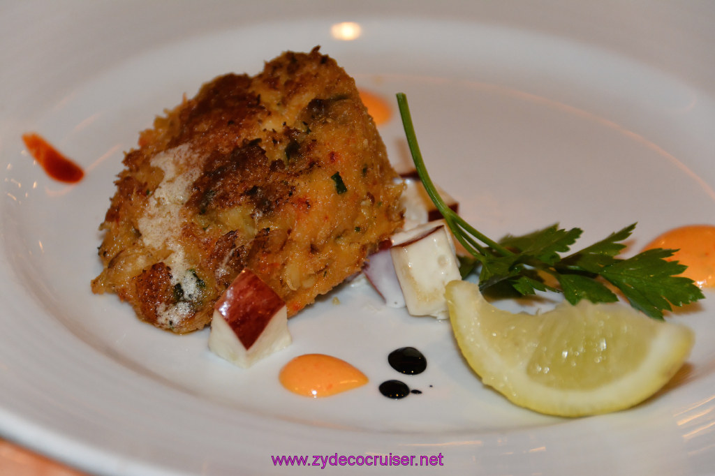 MDR Dinner, Crab Cake, 