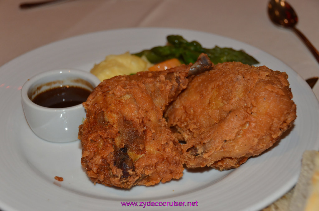 813: Carnival Legend, British Isles Cruise, Invergordon, MDR Dinner, Southern Fried Chicken