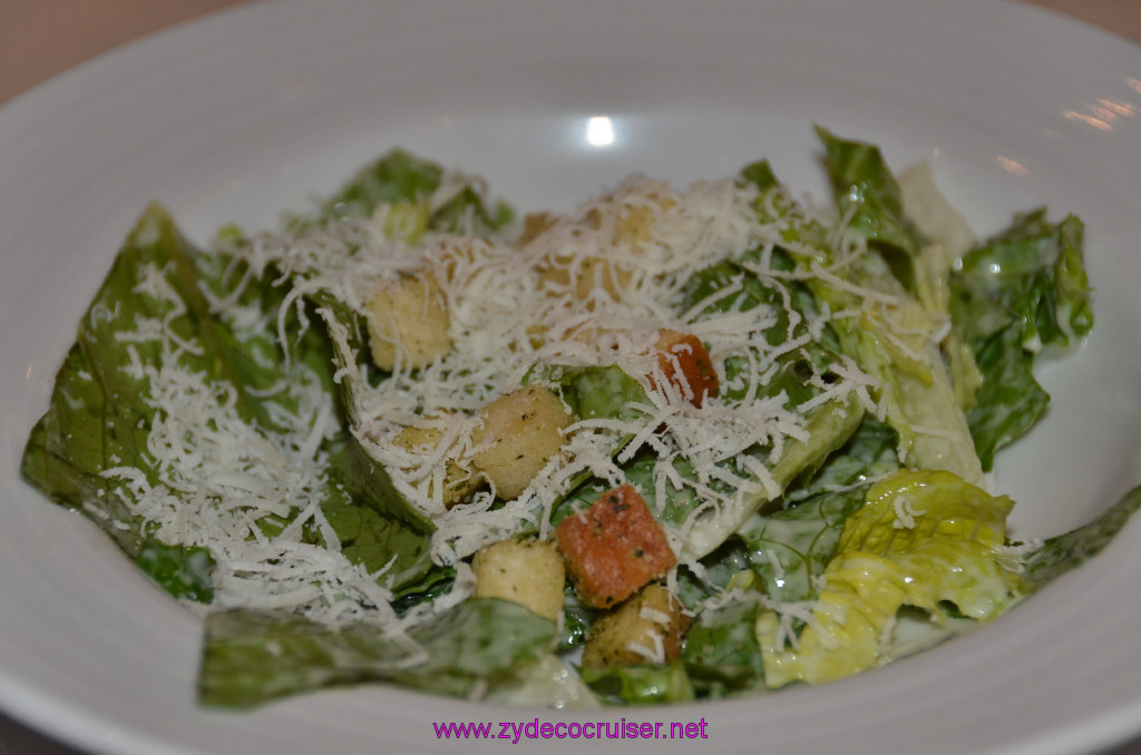 462: Carnival Legend, British Isles Cruise, Glasgow/Greenock, MDR Dinner, Caesar Salad