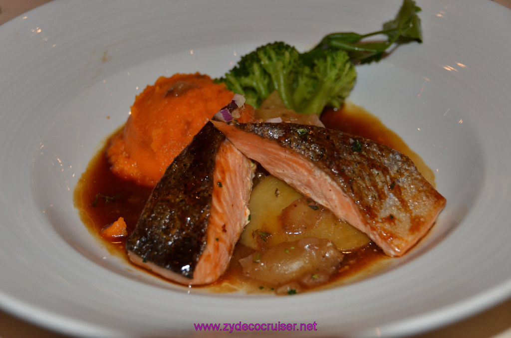 468: Carnival Legend, British Isles Cruise, Glasgow/Greenock, MDR Dinner, Teriyaki Salmon