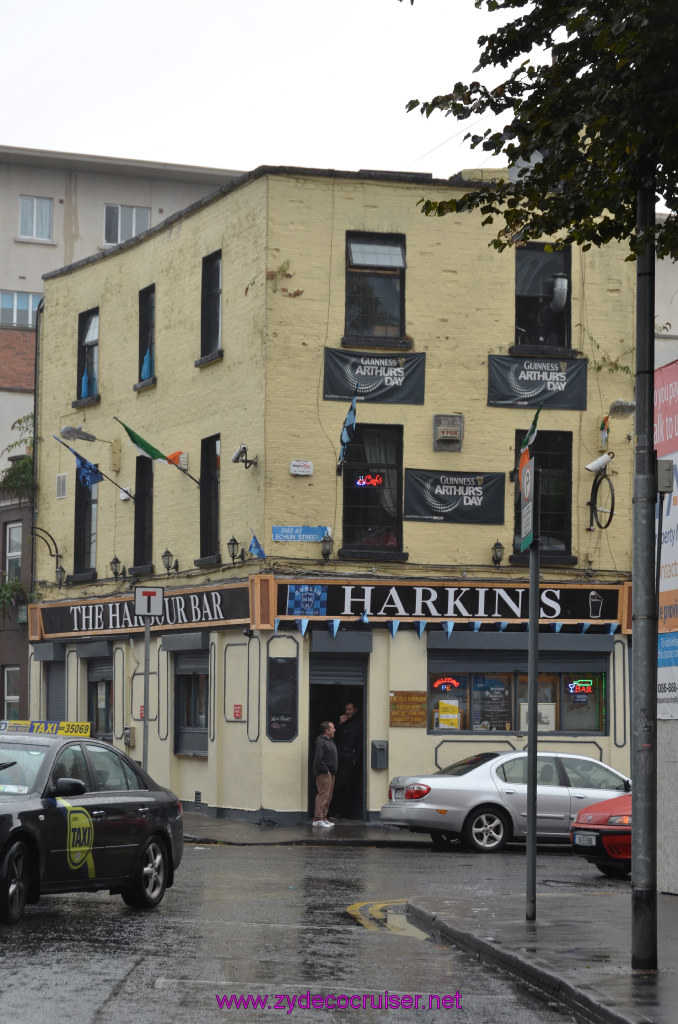 203: Carnival Legend, British Isles Cruise, Dublin, the Harbour Bar, Arthurs Day is approaching, 