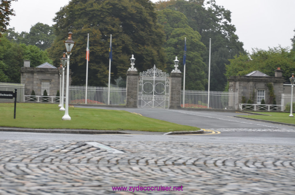 225: Carnival Legend, British Isles Cruise, Dublin, Phoenix Park, Áras an Uachtaráin, Residence of the President of Ireland, 