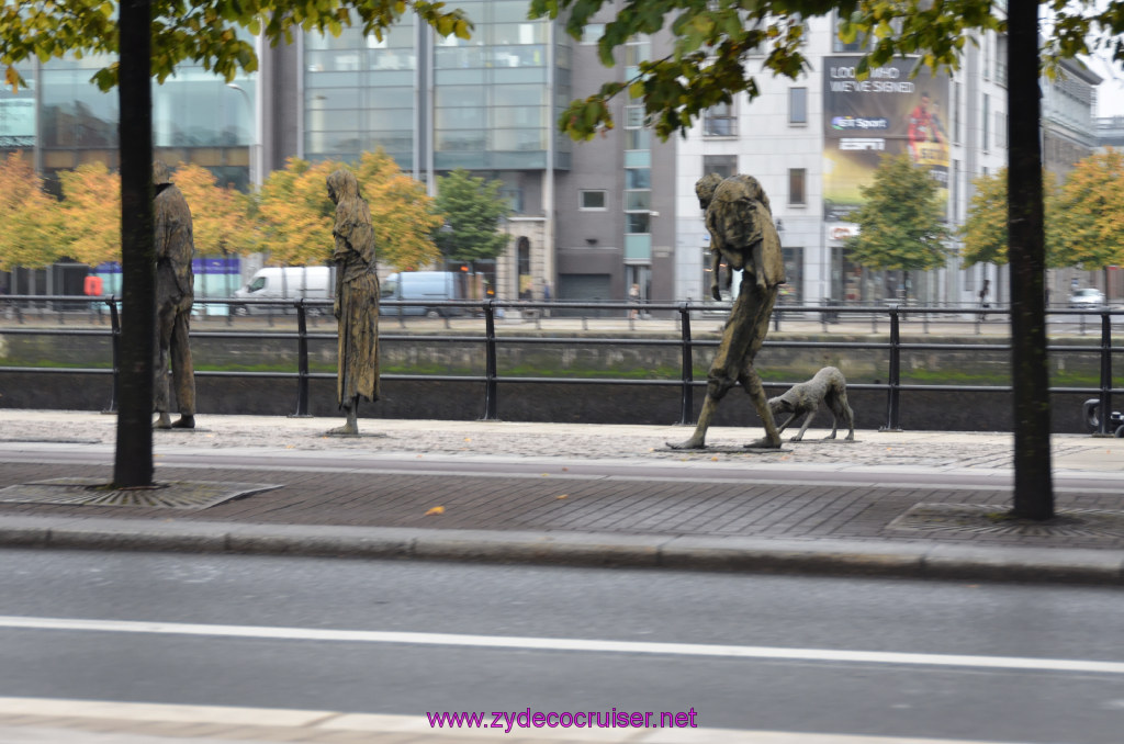 302: Carnival Legend, British Isles Cruise, Dublin, Docklands, Famine Memorial,