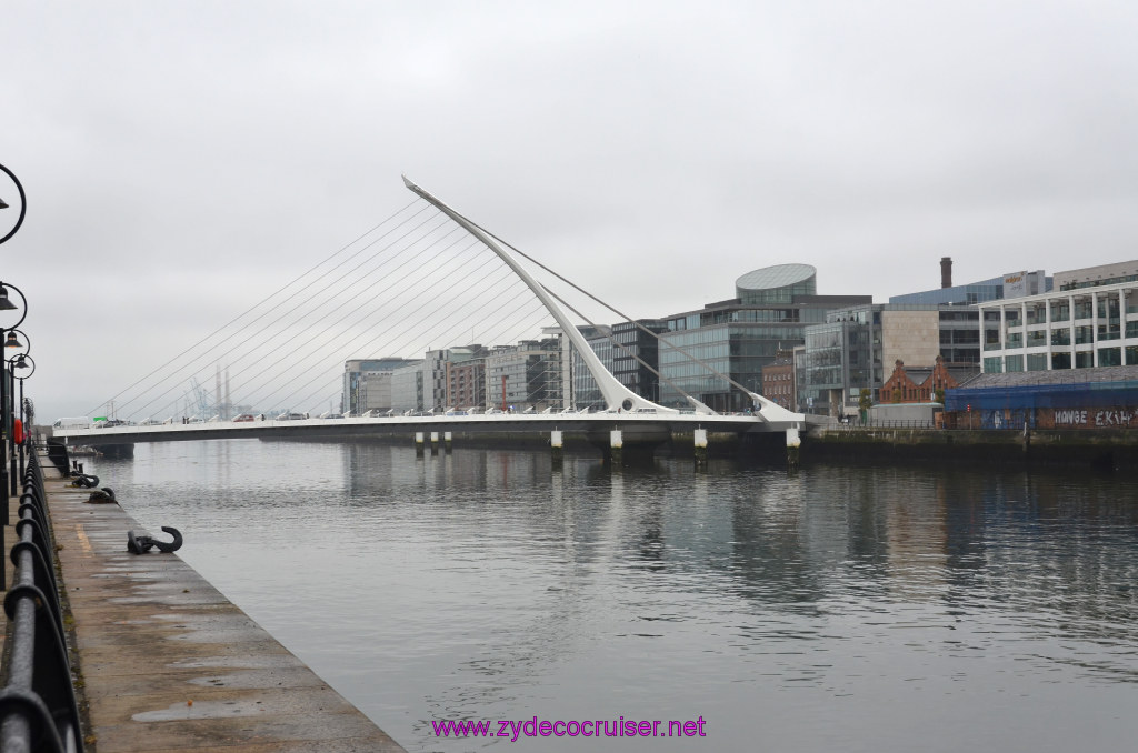 313: Carnival Legend, British Isles Cruise, Dublin, Docklands, Samuel Beckett Bridge, 