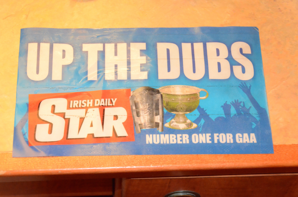 340: Carnival Legend, British Isles Cruise, Dublin, Up the Dubs, Bumper Sticker, 