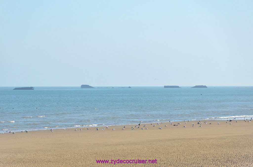 102: Carnival Legend British Isles Cruise, Le Havre, D Day Landing Beaches, Arromanches, 