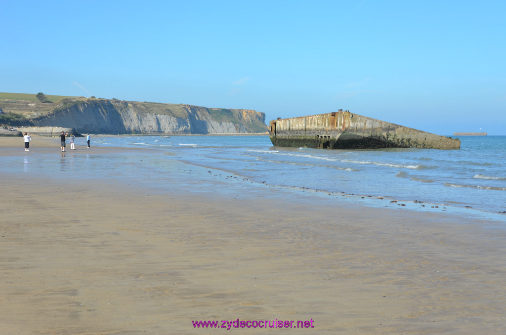 118: Carnival Legend British Isles Cruise, Le Havre, D Day Landing Beaches, Arromanches, 