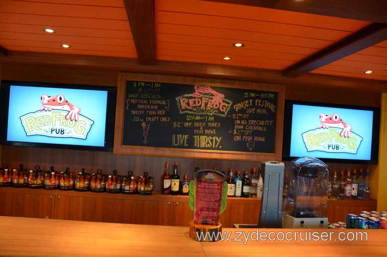 123: Carnival Magic Inaugural Cruise, Grand Mediterranean, Venice, RedFrog Pub