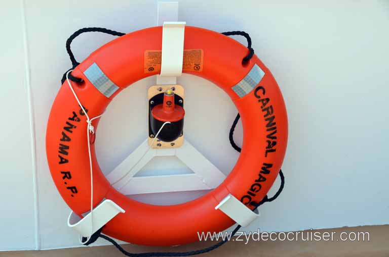 147: Carnival Magic Inaugural Cruise, Grand Mediterranean, Venice, Life Ring