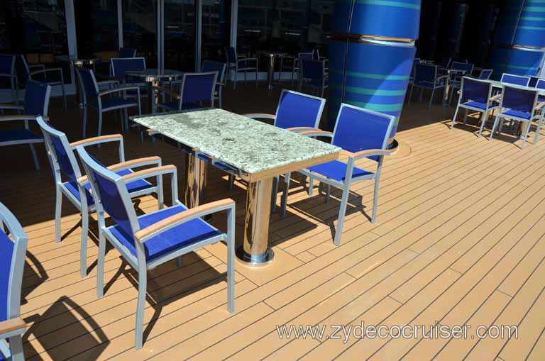 152: Carnival Magic Inaugural Cruise, Grand Mediterranean, Venice, Lanai Furniture, Just outside of Ocean Plaza