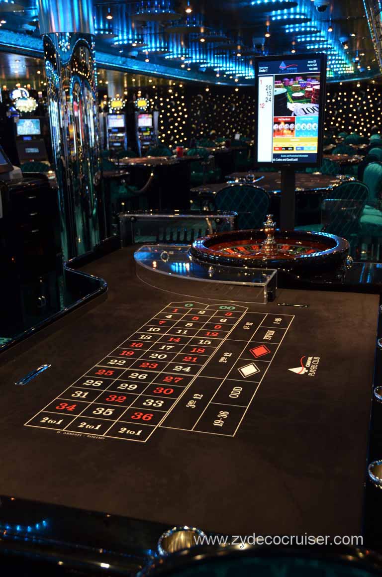 184: Carnival Magic Inaugural Cruise, Grand Mediterranean, Venice, Hat Trick Casino, Roulette