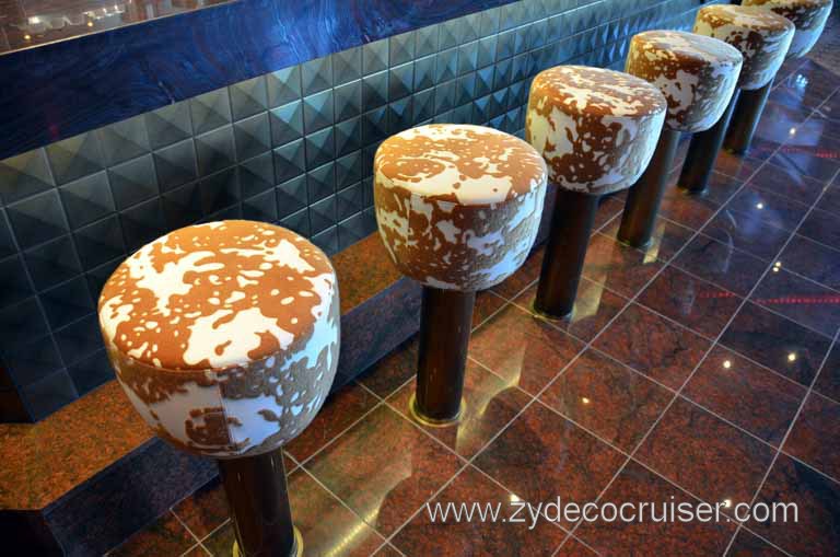 001: Carnival Magic Prime Steakhouse, Moo! Bar stools in Prime.