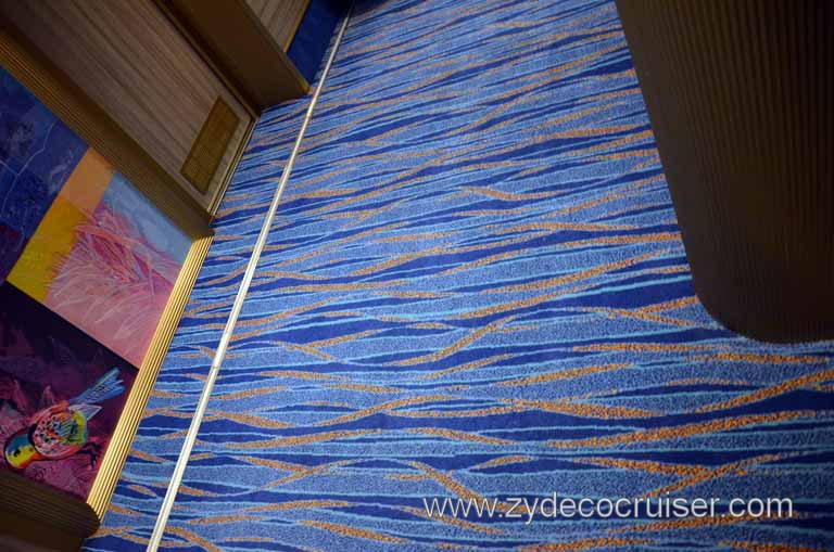 402: Carnival Magic Inaugural Cruise, Grand Mediterranean, Venice, Carpet Pattern