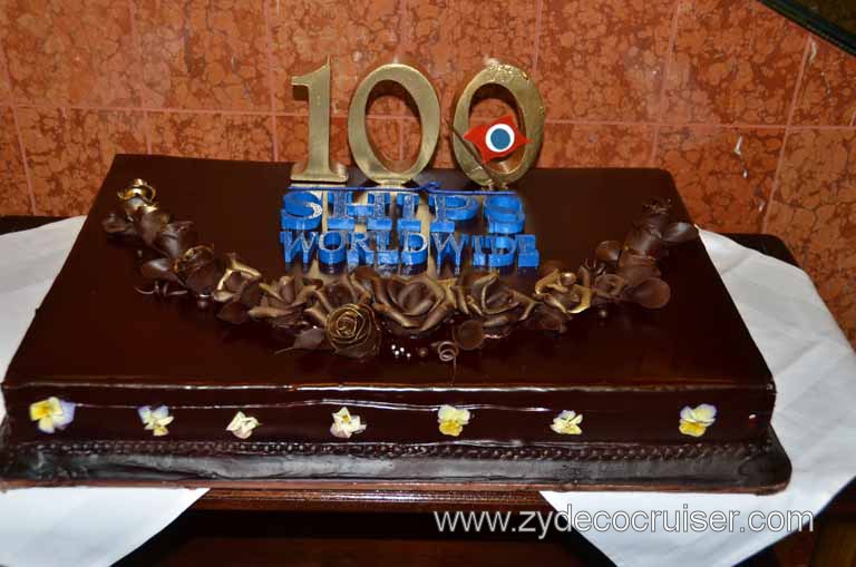 496: Carnival Magic Inaugural Cruise, Grand Mediterranean, Venice, Dinner, Carnival's 100th Ship Commemorative Cake