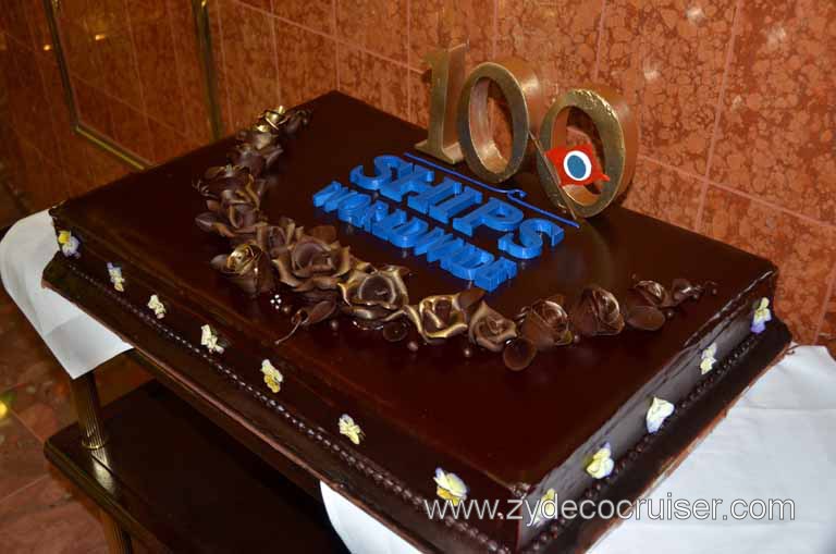 499: Carnival Magic Inaugural Cruise, Grand Mediterranean, Venice, Dinner, Carnival's 100th Ship Commemorative Cake