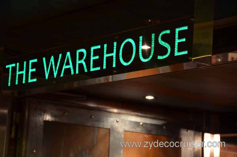 019: Carnival Magic Inaugural Cruise, Sea Day 1, The Warehouse