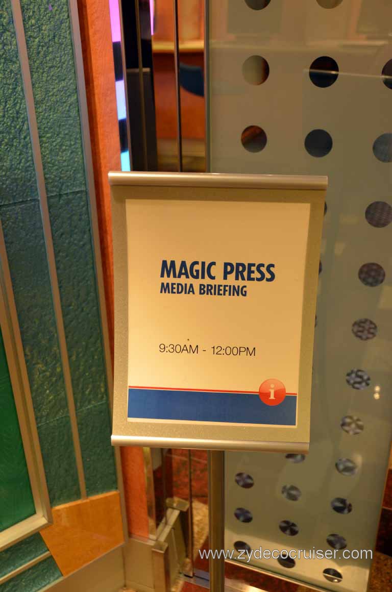 035: Carnival Magic Inaugural Cruise, Sea Day 1, Conference Center