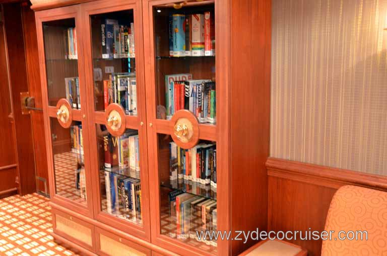 043: Carnival Magic Inaugural Cruise, Sea Day 1, Books and Games