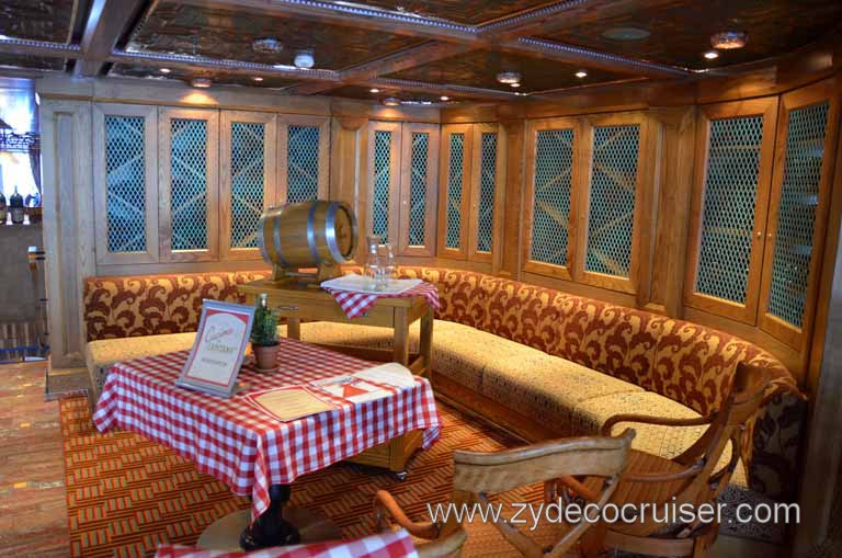 169: Carnival Magic Inaugural Cruise, Sea Day 1, Cucina del Capitano, 