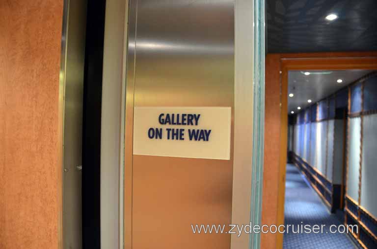 047: Carnival Magic, Inaugural Cruise, Sea Day 2, Gallery on the Way