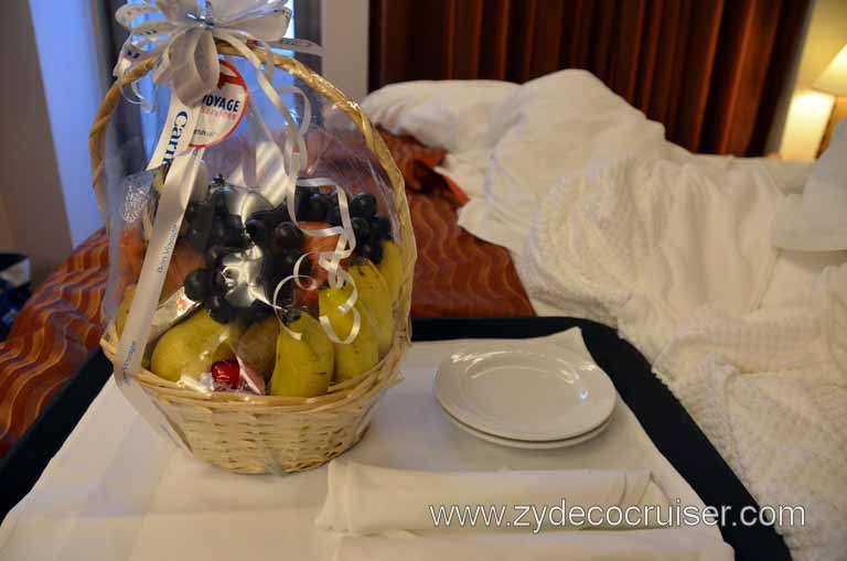 120: Carnival Magic, Inaugural Cruise, Sea Day 2, Fruit Basket from John Heald