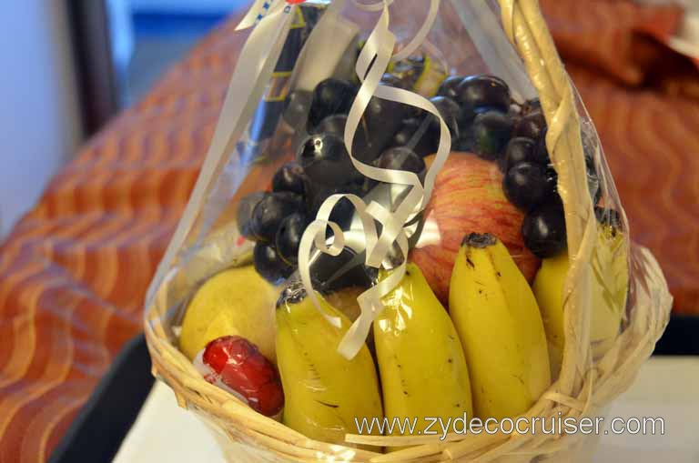 124: Carnival Magic, Inaugural Cruise, Sea Day 2, Fruit Basket from John Heald