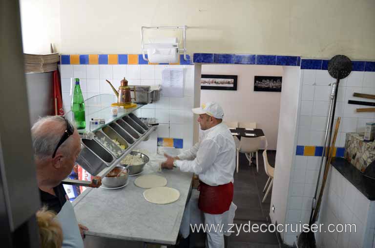 237: Carnival Magic Inaugural Cruise, Naples, Secrets (Underground) of Naples Tour, Ristorante La Tana Dell'Arte, The Art of Making a Pizza Margharita, Pizza Dough,