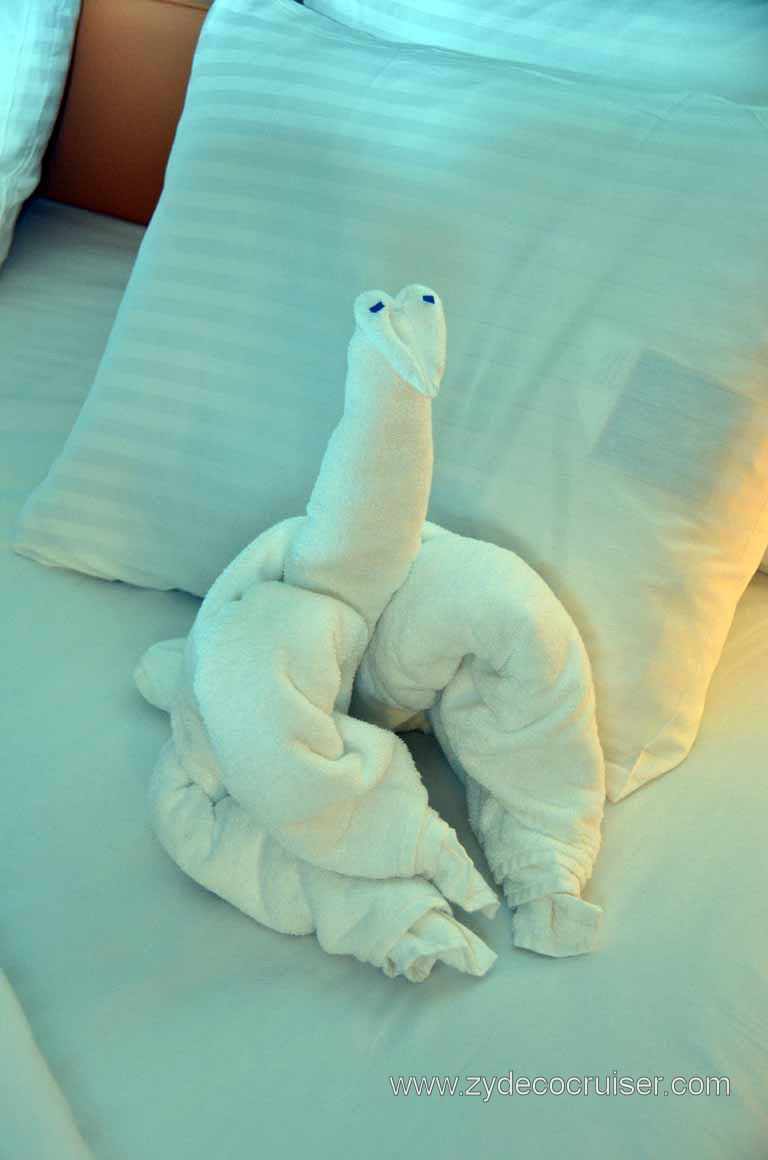 310: Carnival Magic Inaugural Cruise, Naples, Towel Animal, 