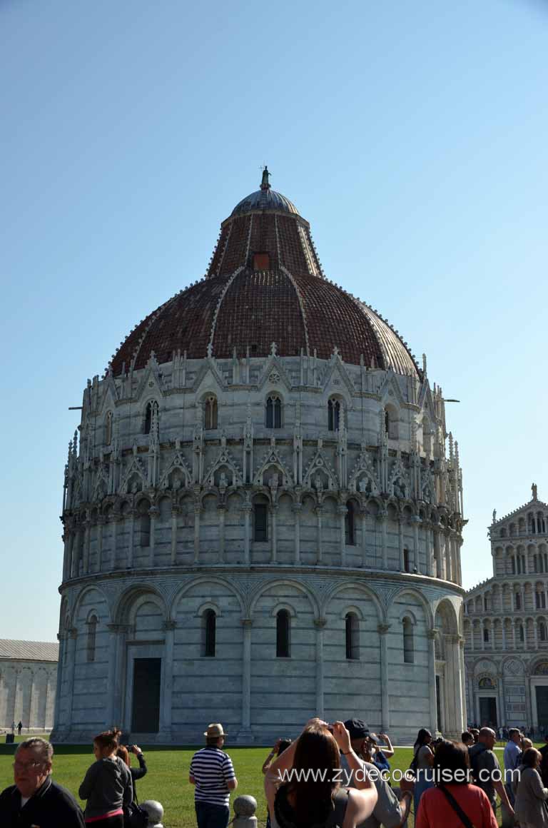 024: Carnival Magic Inaugural Voyage, Livorno, Pisa and Winery Tour, Baptistery of St John, 