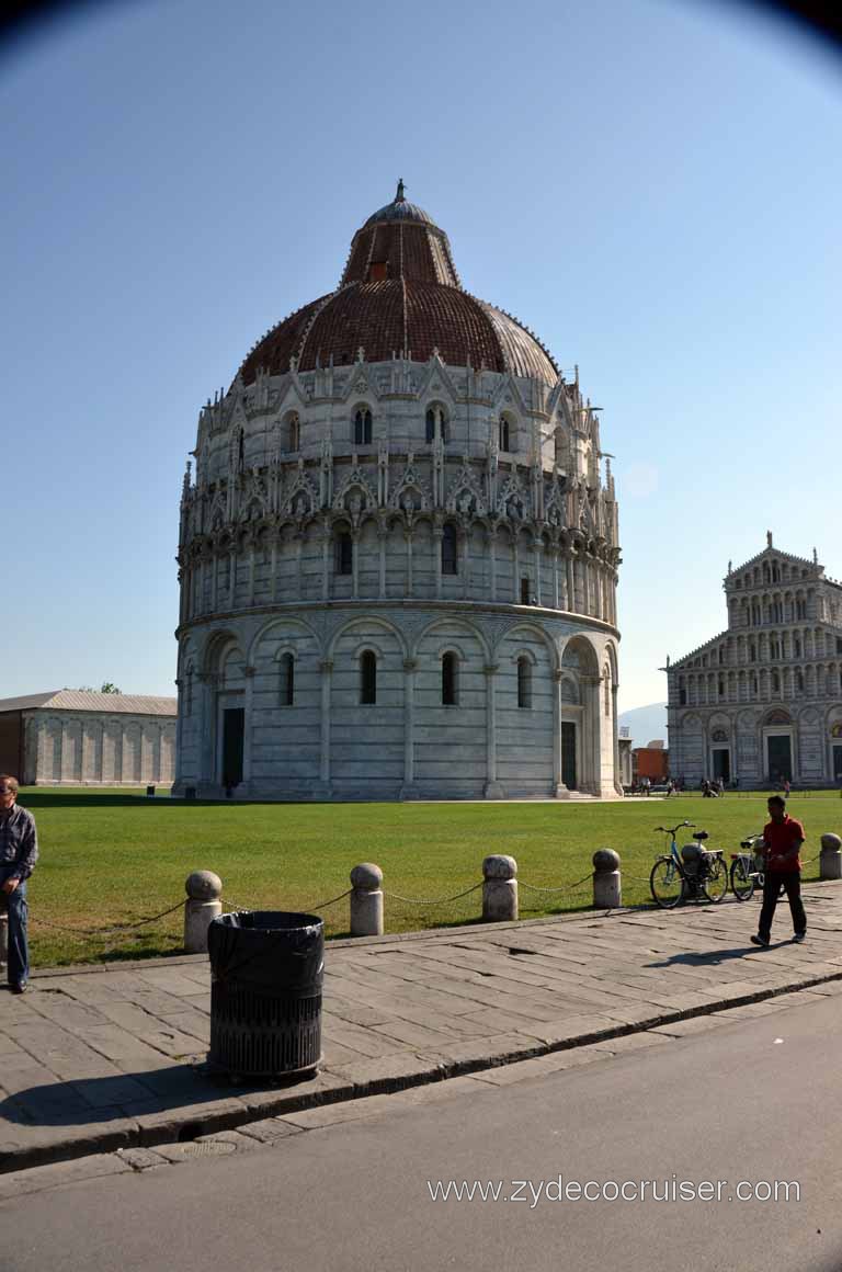 028: Carnival Magic Inaugural Voyage, Livorno, Pisa and Winery Tour, Baptistery of St John, 