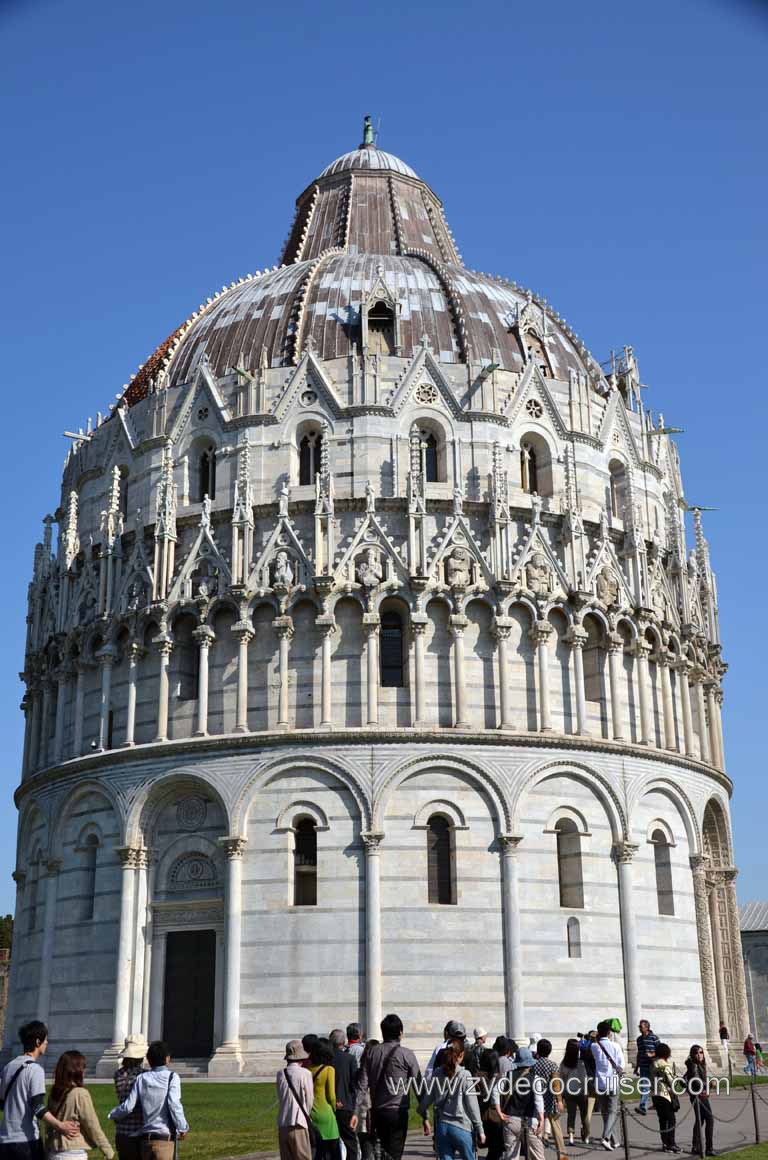 032: Carnival Magic Inaugural Voyage, Livorno, Pisa and Winery Tour, Baptistery