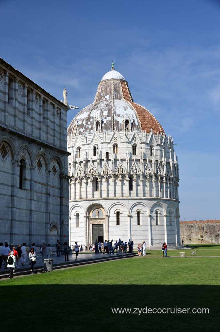 080: Carnival Magic Inaugural Voyage, Livorno, Pisa and Winery Tour, Baptistery of St John