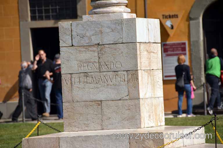 113: Carnival Magic Inaugural Voyage, Livorno, Pisa and Winery Tour, Regnano Vittorio Emanuele III