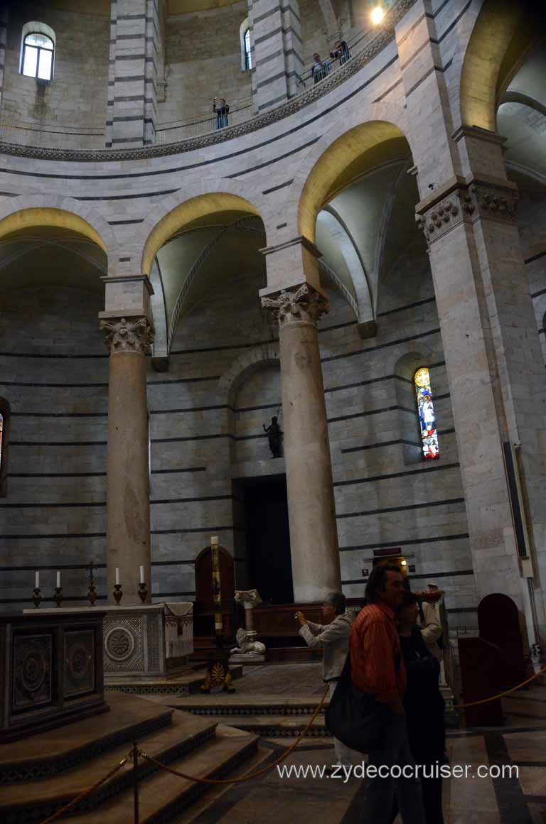 131b: Carnival Magic Inaugural Voyage, Livorno, Pisa and Winery Tour, Baptistery