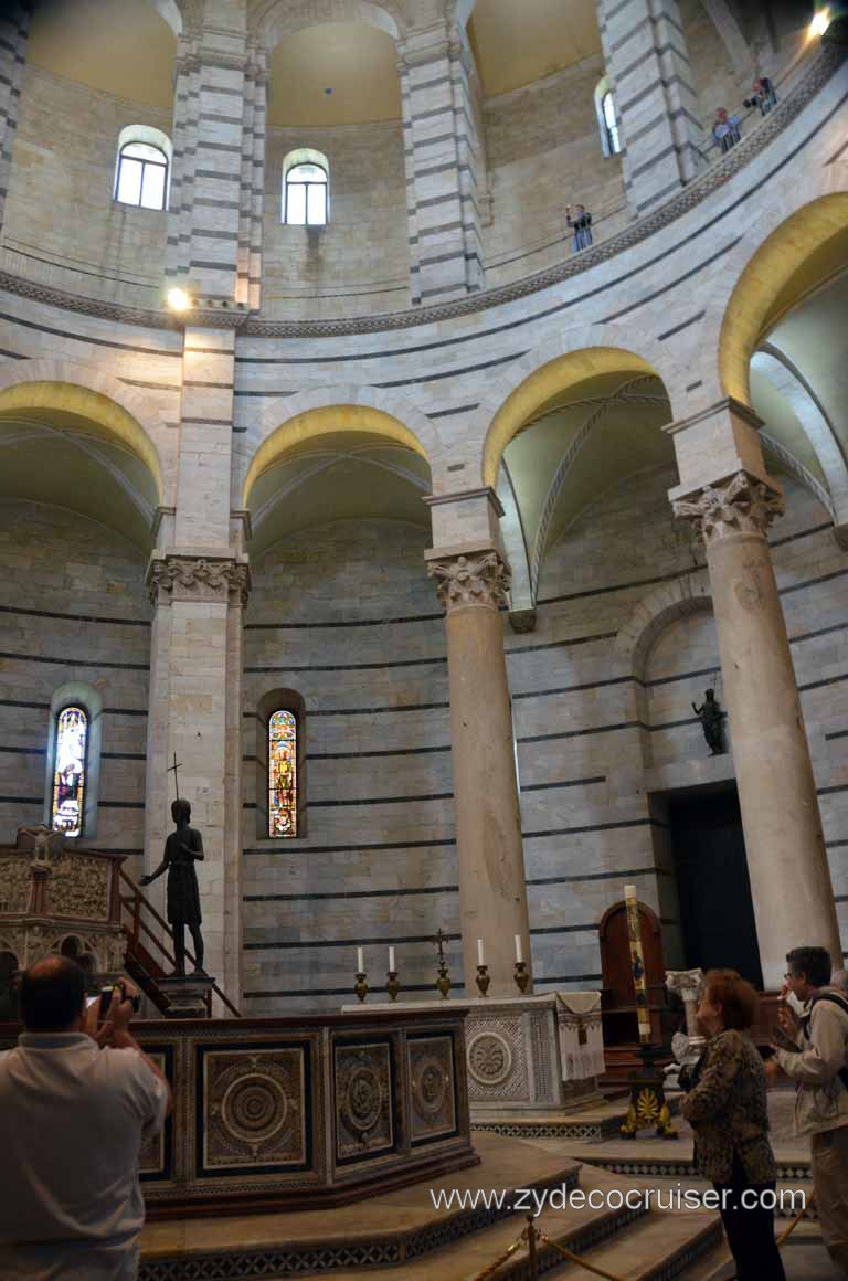 131c: Carnival Magic Inaugural Voyage, Livorno, Pisa and Winery Tour, Baptistery