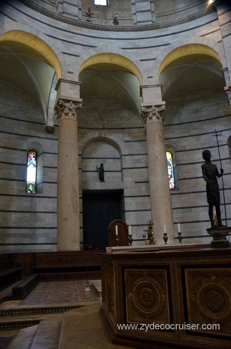 145: Carnival Magic Inaugural Voyage, Livorno, Pisa and Winery Tour, Baptistery of St John