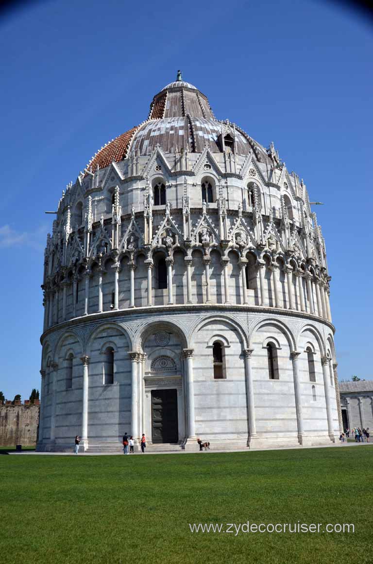 153: Carnival Magic Inaugural Voyage, Livorno, Pisa and Winery Tour, Baptistery of St John