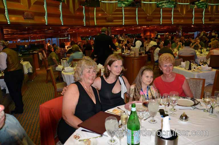 240: Carnival Magic Inaugural Voyage, Livorno, Dinner, 