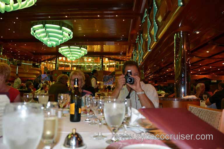 241: Carnival Magic Inaugural Voyage, Livorno, Dinner, 